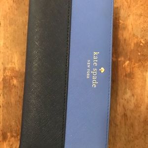 Kate Spade blue/black Cameron Street Stacey wallet